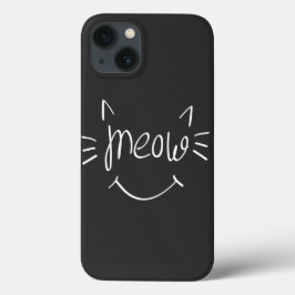 Cat Lover Meow iPhone 13 Hoesje
