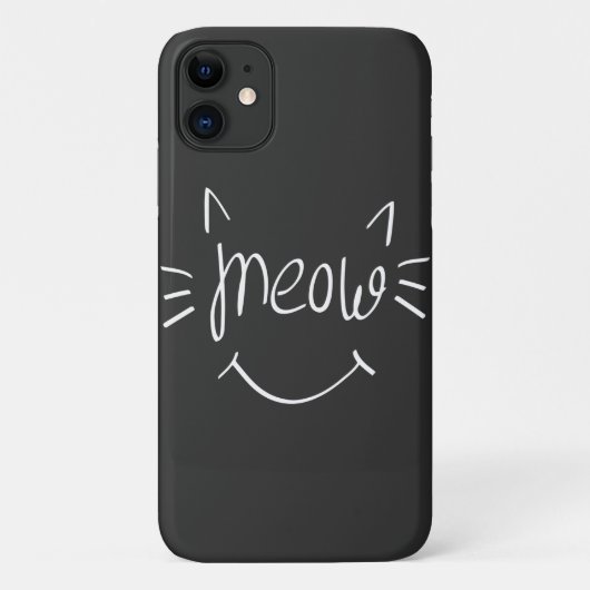 Cat Lover Meow Case-Mate iPhone Case (Achterkant)