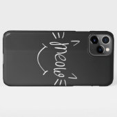 Cat Lover Meow iPhone Hoesje (Achterkant horizontaal)