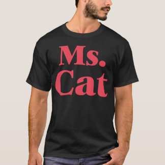 Cat Lover Ms Cat boy T-shirt
