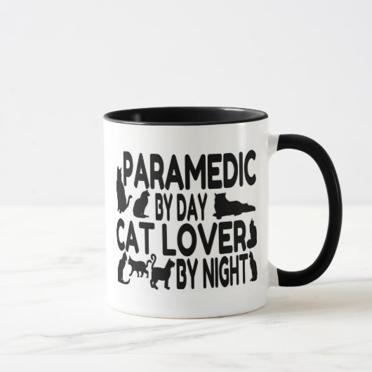 Cat Lover Paramedic Mok (Rechts)