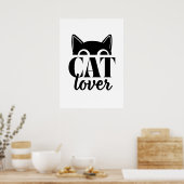 Cat Lover Poster (Keuken)