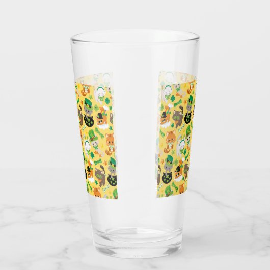Cat Lover Print, Irish, Ireland, St Patrick's Day Glas (Rechts)