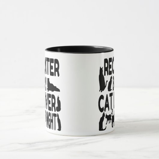 Cat Lover Recruiter Mok (Midden)