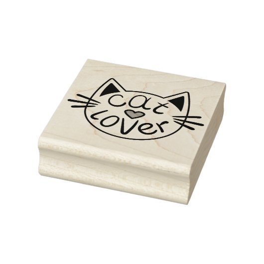 Cat Lover Rubber Stamp Rubberstempel (Stempel)