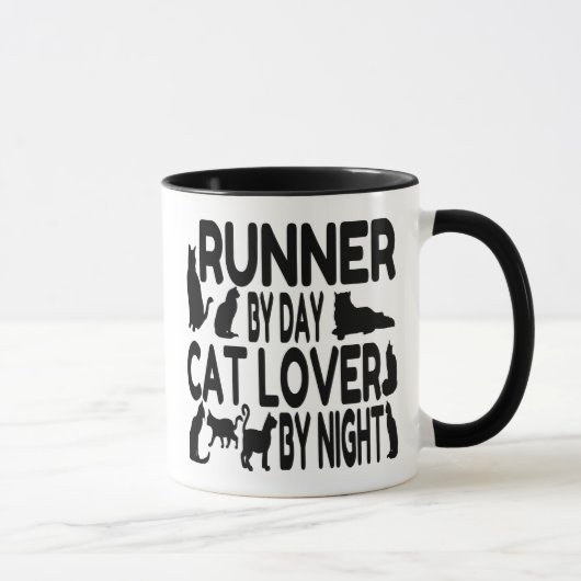 Cat Lover Runner Mok (Rechts)