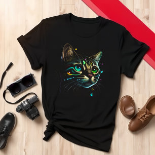Cat Lover Schattige Kleurrijk Kattenontwerp T-shirt