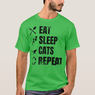 Cat Lover Schema meisje T-shirt
