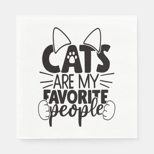 Cat Lover Servet (Voorkant)