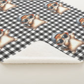 Cat Lover Sherpa Blanket Deken (3/4)