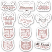 Cat Lover Sticker (Voorkant)