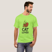 CAT LOVER T-SHIRT (Voorkant volledig)