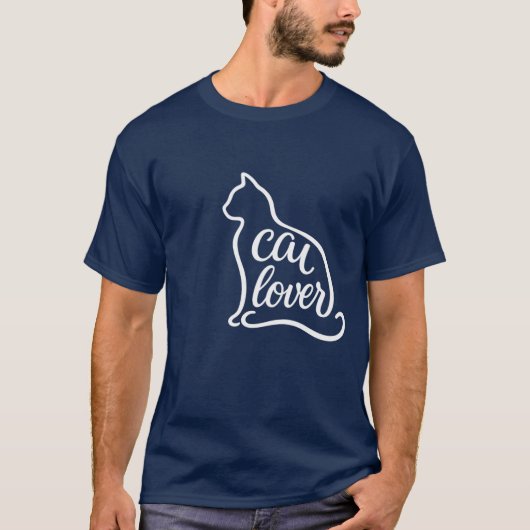 cat lover t-shirt (Voorkant)
