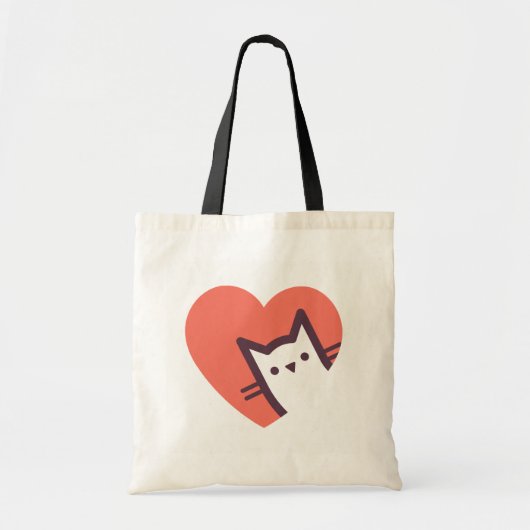 Cat Lover Tote Bag (Voorkant)