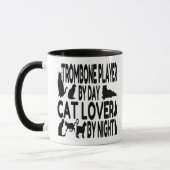 Cat Lover Trombone Speler Mok (Links)