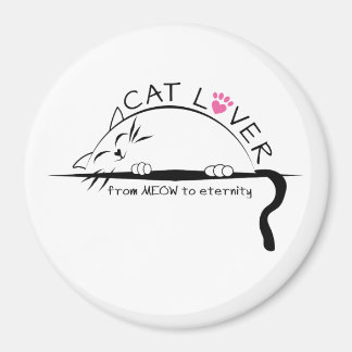 Cat Lover van MEOW naar Eternity Magnet Magneet