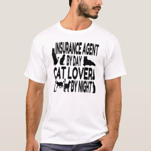 Cat Lover Verzekeringsagent T-shirt