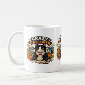 Cat Lover Vibes – Cute Cat Design. Koffiemok
