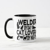 Cat Lover Welder Mok (Links)