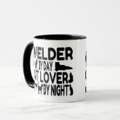 Cat Lover Welder Mok (Voorkant links)