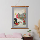 Cat Lover, Yoshitoshi, Ukiyo-e Hangend Wandkleed (Slaapkamer)