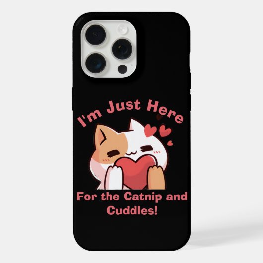 Cat Lover's Delight beroemd gemaakt door Catnip & iPhone Hoesje (Achterkant)