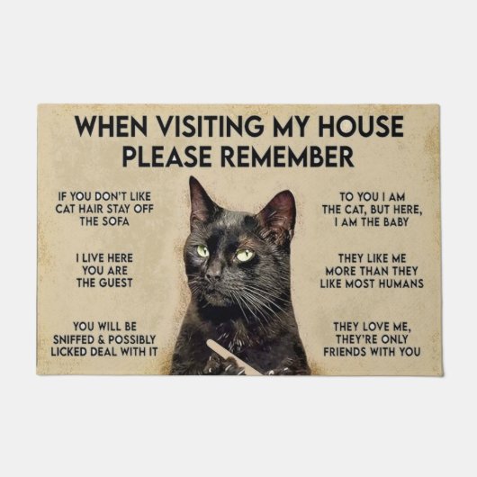 CAT-LOVERS DEURMAT (Voorkant)