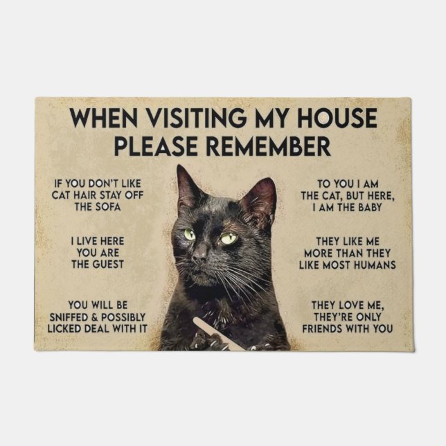CAT-LOVERS DEURMAT (Voorkant)