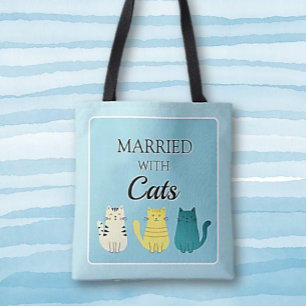 Cat Lover's Fun op maat Draagtas