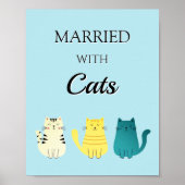 Cat Lover's Fun Poster Wall Art (Voorkant)