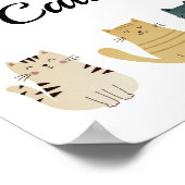 Cat Lover's Fun Poster Wall Art (Hoek)