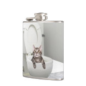 Cat Lovers grappig Heupfles (Links)