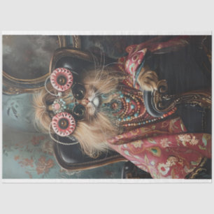 Cat Lovers Hippie Stijl Decoupage Tissuepapier