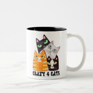Cat Lover's koffie-Mok Tweekleurige Koffiemok
