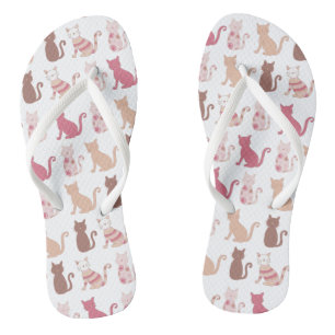 Cat Lovers Pattern Teenslippers