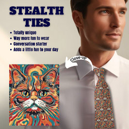 Cat Lover's Stealth Mannen Stropdas