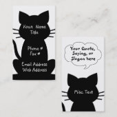 Cat Lovers visitekaartje (Voorkant / Achterkant)