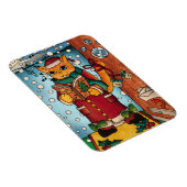 Cat Magnet Cat Cat Cat Magneet (Rechterzijde)