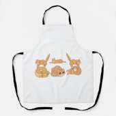 Cat Making Biscuits Schort (Voorkant)
