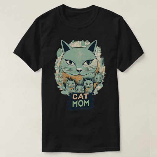 Cat mam 2 t-shirt (Design voorkant)