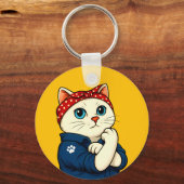 Cat Mam Moederdag Sleutelhanger (Voorkant)