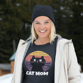 CAT MAM RETRO STIJL T-Shirts Hoodie