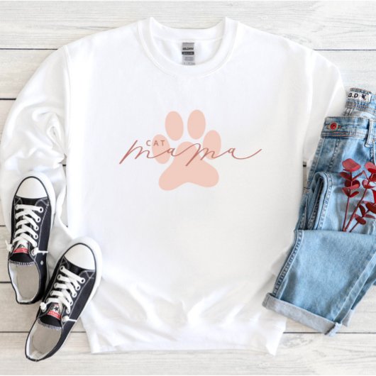 Cat Mama Cute Sweatshirt