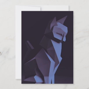 Cat mama dad Cute Cat-afbeelding Feestdagenkaart