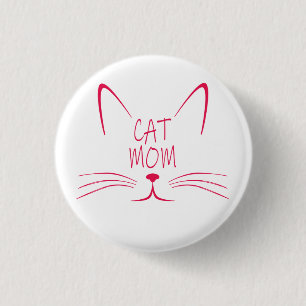 Cat mama De beste kattencadeaus voor kattenliefh Ronde Button 3,2 Cm