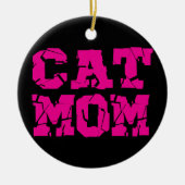 Cat mama keramisch ornament (Voorkant)
