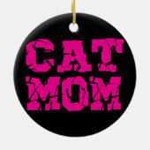 Cat mama keramisch ornament (Achterkant)