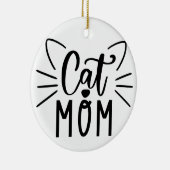 Cat mama keramisch ornament (Rechts)