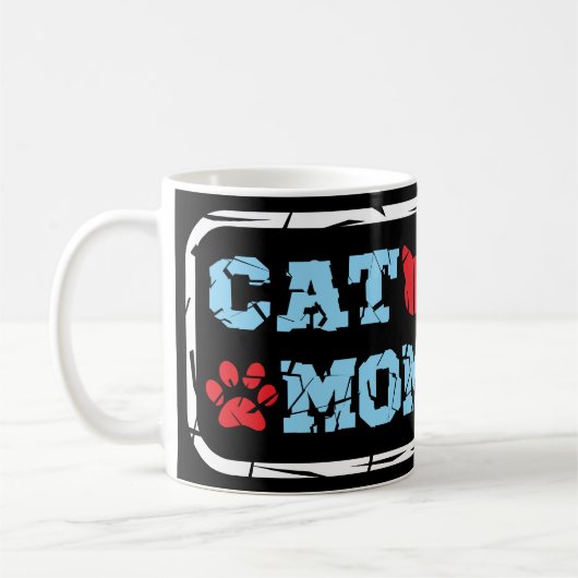 Cat mama koffiemok (Links)