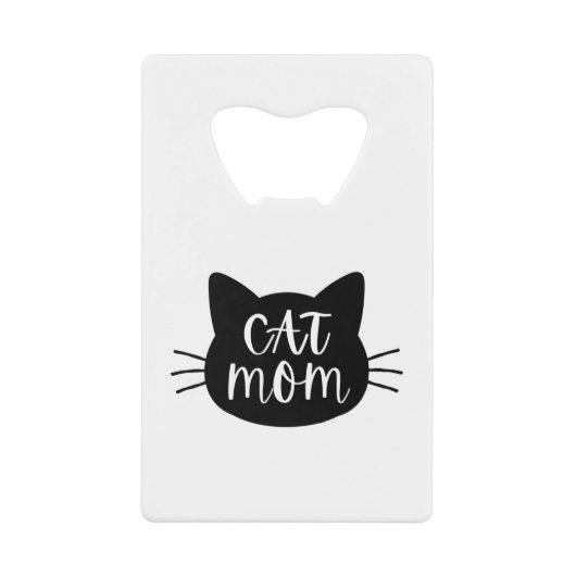 Cat mama kredietkaart flessenopener (Voorkant)